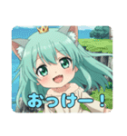 プレミアムみなみちゃんスタンプ14（個別スタンプ：34）