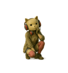 [アレンジ用]猫のカブリモノ乙女（個別スタンプ：7）