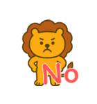 しんどいライオン (漢字)（個別スタンプ：24）