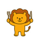 しんどいライオン (漢字)（個別スタンプ：38）