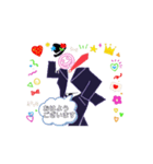 "tailor-made suit"clear（個別スタンプ：11）