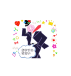 "tailor-made suit"clear（個別スタンプ：16）