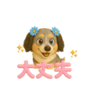 いろんなワンちゃん3Dスタンプ！日常編④（個別スタンプ：36）