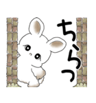 うさぎさん 2025「飛び出す」No.1（縦長）（個別スタンプ：2）