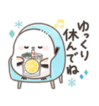 ずっと使える！シマエナガ❤️夏の日常（個別スタンプ：24）