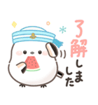 ずっと使える！シマエナガ❤️夏の日常（個別スタンプ：30）