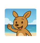 海のワラビー@SFW（個別スタンプ：1）