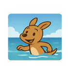 海のワラビー@SFW（個別スタンプ：9）