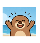 海のモグラ@SFW（個別スタンプ：1）