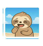 海のナマケモノ@SFW（個別スタンプ：10）