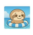 海のナマケモノ@SFW（個別スタンプ：25）