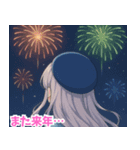 くらげ姫くららちゃんの夏休み満喫スタンプ（個別スタンプ：8）