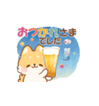 【納涼】しばワンコの夏を楽しむスタンプ（個別スタンプ：11）