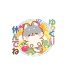 【納涼】しばワンコの夏を楽しむスタンプ（個別スタンプ：12）