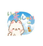 【納涼】しばワンコの夏を楽しむスタンプ（個別スタンプ：18）