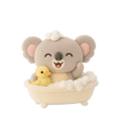 ちっちゃいコアラくんのぬいぐるみ。（個別スタンプ：3）