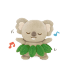 ちっちゃいコアラくんのぬいぐるみ。（個別スタンプ：4）