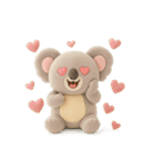 ちっちゃいコアラくんのぬいぐるみ。（個別スタンプ：36）