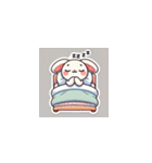 ほっこり可愛いウサギの癒しスタンプ（個別スタンプ：12）