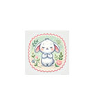 ほっこり可愛いウサギの癒しスタンプ（個別スタンプ：16）