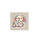 ほっこり可愛いウサギの癒しスタンプ（個別スタンプ：30）