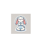 ほっこり可愛いウサギの癒しスタンプ（個別スタンプ：31）