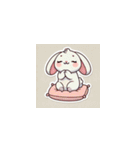 ほっこり可愛いウサギの癒しスタンプ（個別スタンプ：38）