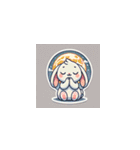 ほっこり可愛いウサギの癒しスタンプ（個別スタンプ：40）