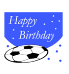 サッカーのバースデーシュート 祝！誕生日（個別スタンプ：4）