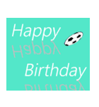 サッカーのバースデーシュート 祝！誕生日（個別スタンプ：7）