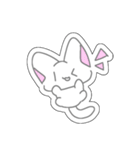 パステルにゃんこ(シール風スタンプ！)（個別スタンプ：2）