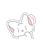パステルにゃんこ(シール風スタンプ！)（個別スタンプ：5）