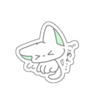 パステルにゃんこ(シール風スタンプ！)（個別スタンプ：17）