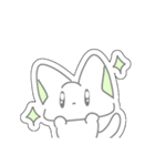 パステルにゃんこ(シール風スタンプ！)（個別スタンプ：20）