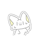 パステルにゃんこ(シール風スタンプ！)（個別スタンプ：24）