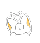パステルにゃんこ(シール風スタンプ！)（個別スタンプ：35）