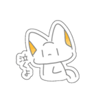 パステルにゃんこ(シール風スタンプ！)（個別スタンプ：36）