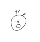 まんまる。のあいうえお①（個別スタンプ：6）