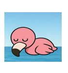 海のフラミンゴ@SFW（個別スタンプ：2）