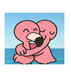 海のフラミンゴ@SFW（個別スタンプ：6）
