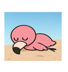 海のフラミンゴ@SFW（個別スタンプ：8）