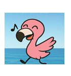 海のフラミンゴ@SFW（個別スタンプ：10）
