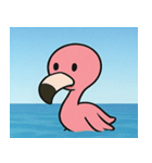 海のフラミンゴ@SFW（個別スタンプ：12）