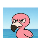 海のフラミンゴ@SFW（個別スタンプ：18）