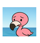 海のフラミンゴ@SFW（個別スタンプ：19）