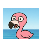 海のフラミンゴ@SFW（個別スタンプ：20）
