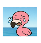 海のフラミンゴ@SFW（個別スタンプ：21）