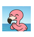 海のフラミンゴ@SFW（個別スタンプ：22）