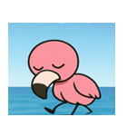 海のフラミンゴ@SFW（個別スタンプ：23）