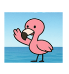 海のフラミンゴ@SFW（個別スタンプ：25）